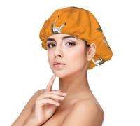 Motif d'âne de dessin animé,Bonnet de nuit en satin pour adulte - Bonnet de nuit élastique pour femme, couvre-cheveux de nuit