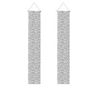Motif d'animaux de ferme : moutons gris et blancs, Décorations pour fête de remise de diplômes - Bannière de bienvenue à suspendre au porche, pour l'intérieur et l'extérieur