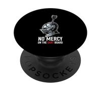 Motif d'armure de Chevalier No Mercy on The Dart Board PopSockets PopGrip Adhésif