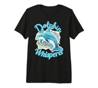 Motif Dauphin murmure rétro Vie Marine T-Shirt Haut de Gamme