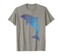 Motif Dauphin Tribal océan Animal Bleu T-Shirt