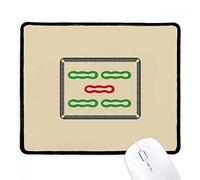Motif De 5 Tuiles De Mahjong Bamboo Bar Mousepad Petit Mouse Pad Confort Tapis De Souris pour Jeu Travail Ordinateur 25X30Cm