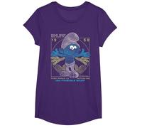 Motif de Bande dessinée The Schtroumpfs Movie Made in Comics T-Shirt, Fille, Violet, XS
