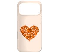 Motif de Basket-Ball en Forme de cœur Coque pour iPhone 17 Pro Max