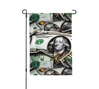 Motif de billets de banque. Convient pour une utilisation en intérieur et en extérieur, parfait pour la maison, le jardin, les événements et les présentations patriotiques.