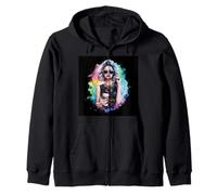 Motif de café coloré pour les amis du café Sweat à Capuche