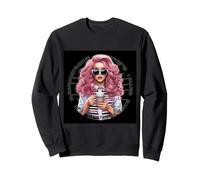 Motif de café coloré pour les amis du café Sweatshirt
