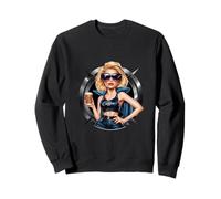 Motif de café coloré pour les amis du café Sweatshirt