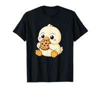 Motif de Canard Mangeant des pépites de Chocolat T-Shirt