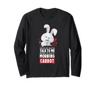 Motif de Carotte « Pets Talk to Me Morning » Manche Longue