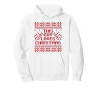 Motif de Chandail Moche This Guy Loves Christmas Pixel Art Sweat à Capuche