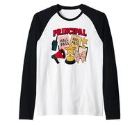 Motif de chef de file d'école mignon Manche Raglan