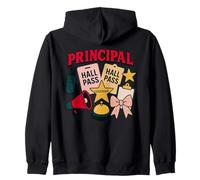 Motif de chef de file d'école mignon Sweat à Capuche