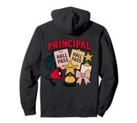 Motif de chef de file d'école mignon Sweat à Capuche