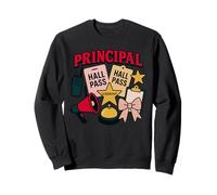 Motif de chef de file d'école mignon Sweatshirt