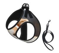 Motif de Chien Akita Japonais,Harnais pour Animaux de Compagnie, Harnais réfléchissant réglable pour Chien,M