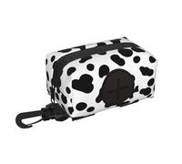 Motif de chien dalmatien ou texture de peau de vache,Support de sacs à crottes Distributeur de sacs à déjections canines Fournitures pour animaux de compagnie