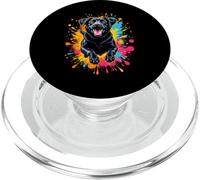 Motif de Chien de Laboratoire Noir Amusant pour Les Amateurs de Labrador Noir PopSockets PopGrip pour MagSafe