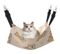Motif de Chien Shiba Inu,Hamac Suspendu pour Chat, lit Suspendu Doux Double Face pour Petits Chiens,M