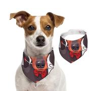 Motif de Chien Teckel Mignon,Bandanas pour Chien, écharpe en Coton, Bavoirs réglables pour Animaux de Compagnie,S