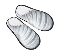 Motif De Ciel De Tornade Homme Femme Chaussures De Maison Chaud Pantoufles Doux Chaussons Pour Maison Hiver Automne M