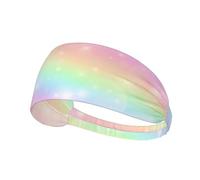 Motif de Couleur Arc-en-Ciel,Bandeau de Sport Unisexe, Bandeau élastique Multi-usages pour Cheveux