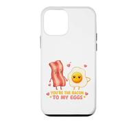 Motif de Couple Mignon « Vous êtes Le Bacon pour Mes œufs » Coque pour iPhone 12 Mini
