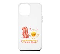 Motif de Couple Mignon « Vous êtes Le Bacon pour Mes œufs » Coque pour iPhone 12 Pro Max