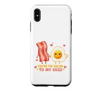 Motif de Couple Mignon « Vous êtes Le Bacon pour Mes œufs » Coque pour iPhone XS Max