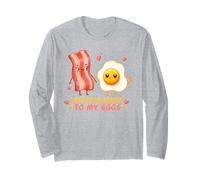 Motif de Couple Mignon « Vous êtes Le Bacon pour Mes œufs » Manche Longue