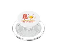 Motif de Couple Mignon « Vous êtes Le Bacon pour Mes œufs » PopSockets PopGrip pour MagSafe