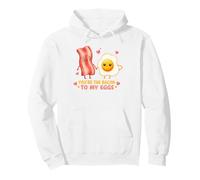 Motif de Couple Mignon « Vous êtes Le Bacon pour Mes œufs » Sweat à Capuche