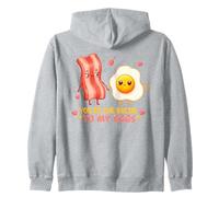 Motif de Couple Mignon « Vous êtes Le Bacon pour Mes œufs » Sweat à Capuche