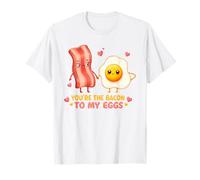 Motif de Couple Mignon « Vous êtes Le Bacon pour Mes œufs » T-Shirt