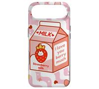 Motif de Dessin animé Kawaii au Lait de Fraise Coque pour iPhone Air