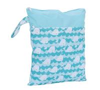 Motif de dessin animé Sac à couches sec et humide Sac de stockage de couches portable pour les voyages #3
