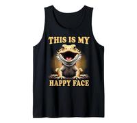 Motif de dragon barbu « This Is My Happy Face » Débardeur