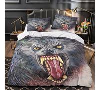 Motif de dragon gallois Parure de Lit 3D Imprimée Ultra Douce Respirante Léger Housse de Couette Microfibre Hypoallergique Fermeture Éclair avec Taies d'oreiller for Enfant Double（200x200cm）