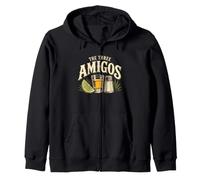 Motif de fête à la Tequila Cinco De Mayo avec Trois Amis Sweat à Capuche
