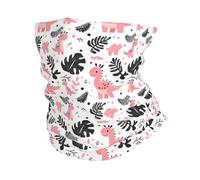 Motif De Feuilles De Palmier Dinosaures Cache-Col Unisexe Bandana Élastique Bande De Cheveux pour Cyclisme Sports Anti-UV Écharpe Demi-Visage