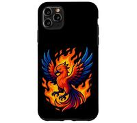 Motif de Flamme Mythique avec Motif Graphique Phoenix Rebirth Fire Bird Coque pour iPhone 11 Pro Max