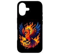 Motif de Flamme Mythique avec Motif Graphique Phoenix Rebirth Fire Bird Coque pour iPhone 17