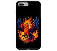 Motif de Flamme Mythique avec Motif Graphique Phoenix Rebirth Fire Bird Coque pour iPhone 7 Plus/8 Plus