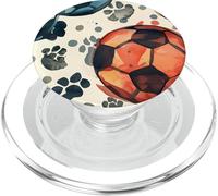 Motif de Football Footie Fan Soccer Love Game Match of Good Football PopSockets PopGrip pour MagSafe