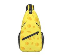 Motif de Fromage Jaune Sac bandoulière, Sac à bandoulière décontracté pour Homme et Femme