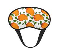Motif de fruit et de feuilles de mangue,Masques de sommeil occultants, cache-yeux couvrants, masques de sommeil anti-lumière