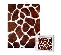 Motif de Girafe Africaine,Puzzle Familial en Bois de 500 pièces pour Adultes et Adolescents