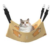 Motif de Gros Chien Shiba Inu animé,Hamac Suspendu pour Chat, lit Suspendu Doux Double Face pour Petits Chiens,M