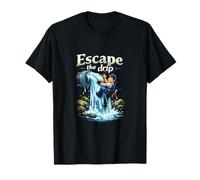 Motif de Jeu de Mots Escape The Drip Plumber Pipe T-Shirt