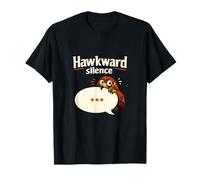 Motif de Jeu de Mots Mignon Hawkward Silence T-Shirt